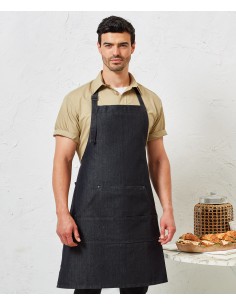 P-PR126-Jeans Stitch Denim Bib Apron 2